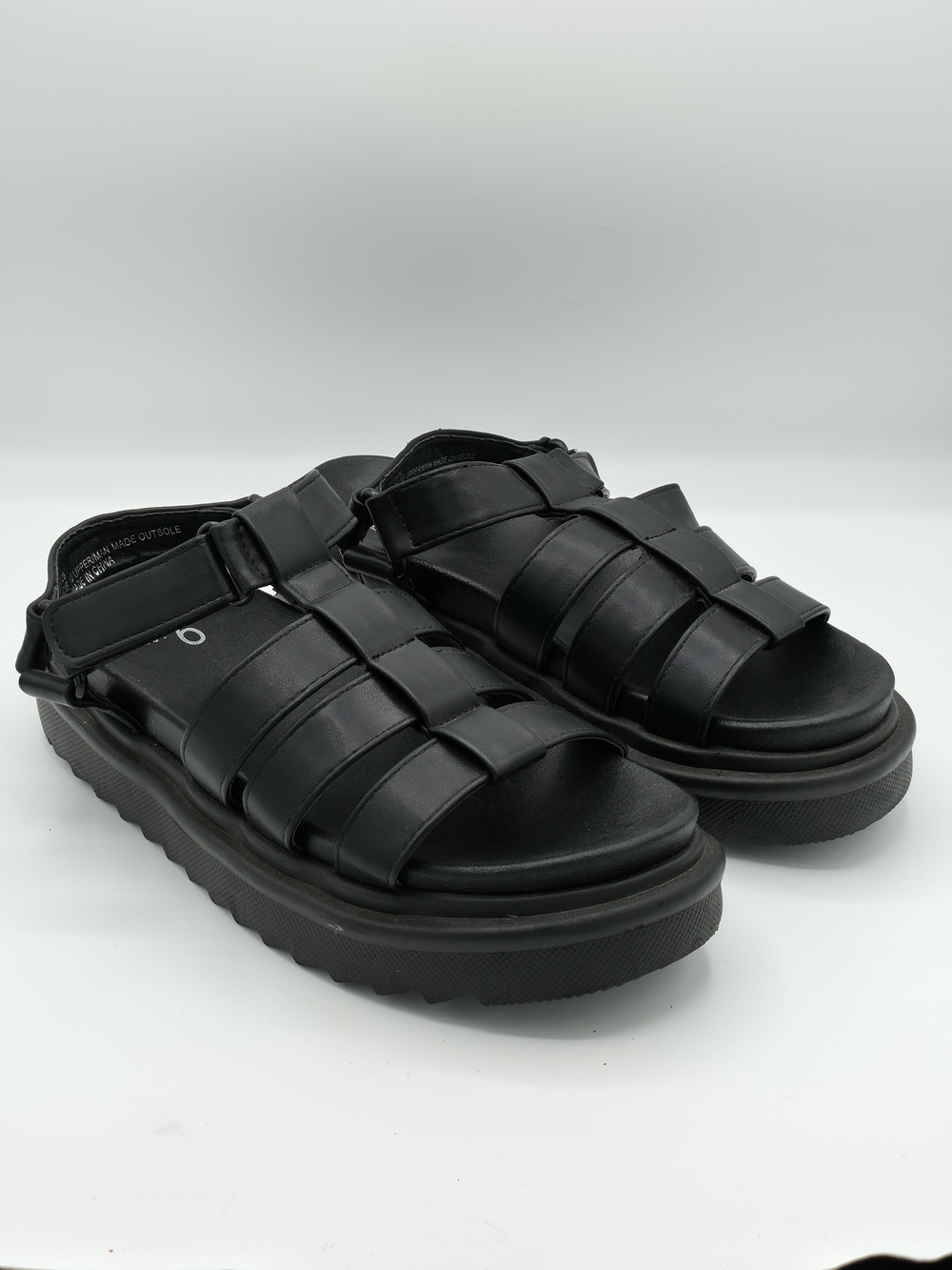 Mix No. 6 Black Platform Sandals